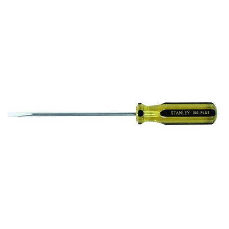 Stanley Stanley 100 Plus Cabinet Slotted Tip Screwdriver 3/16 In. x 6 In. 66-186